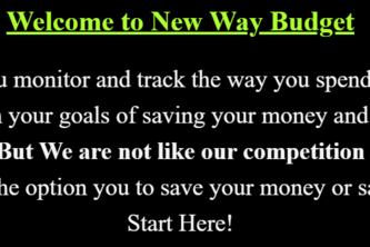 New Way Budget 