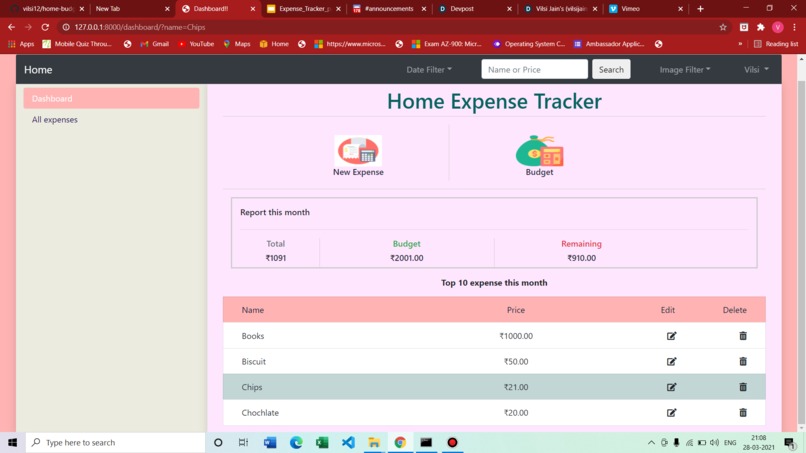 Expense Tracker – screenshot 2