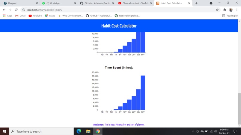 Habit Cost Calculator – screenshot 5
