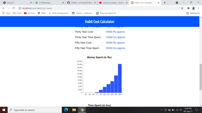 Habit Cost Calculator – screenshot 4