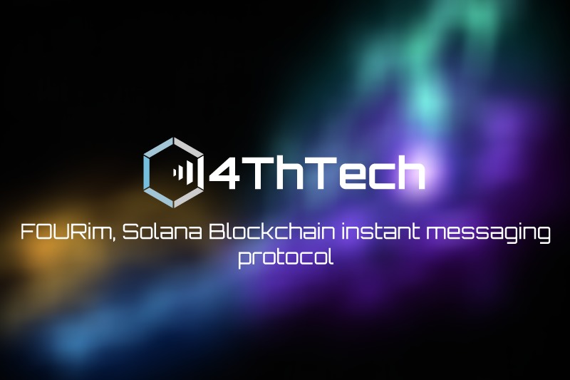 Solana blockchain instant messaging protocol (FOURim) – screenshot 1