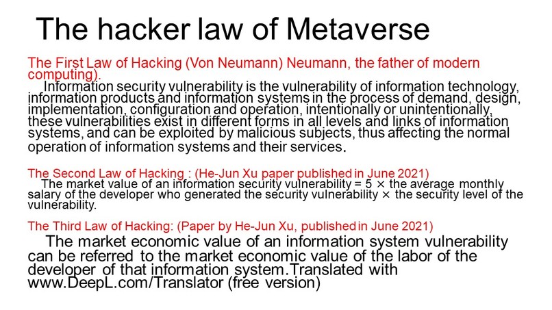 The second law of hacker metaverse – screenshot 2