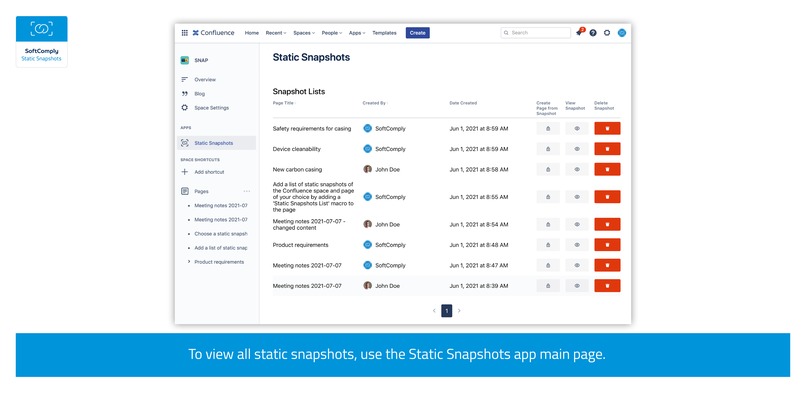 SoftComply Static Snapshots – screenshot 4