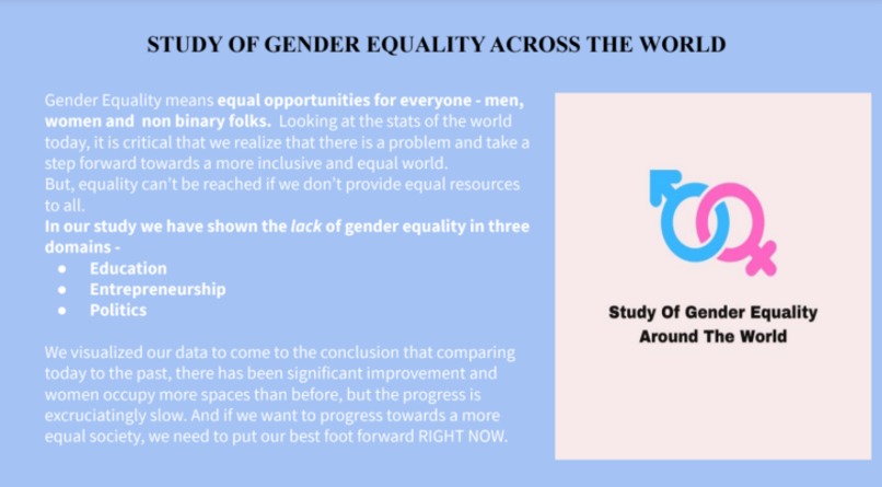 Study Of Gender Equality Around The World – screenshot 1
