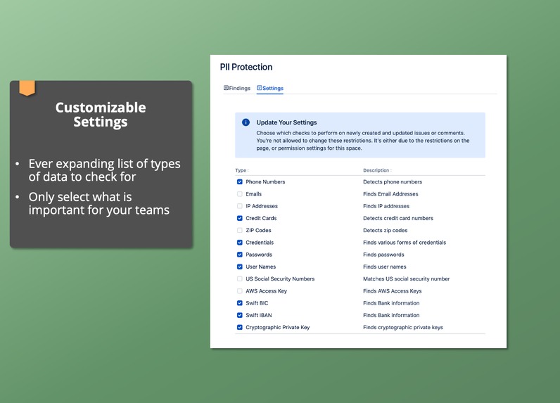PII Protection – screenshot 4