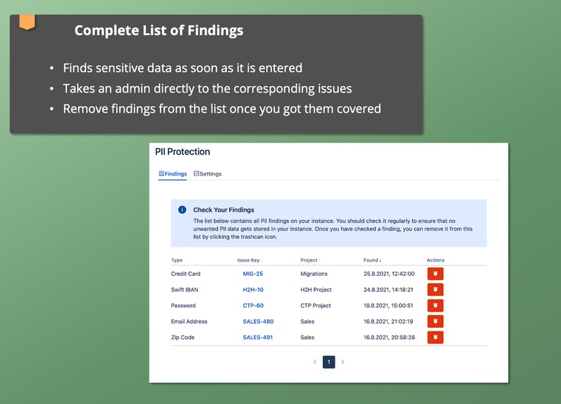 PII Protection – screenshot 3
