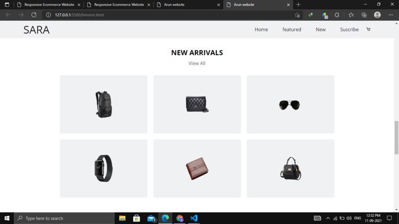 e-commerce website  – screenshot 4