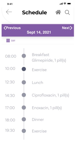 Old Timer: a polypharmacy assistant for seniors – screenshot 3