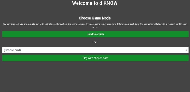 diKNOW – screenshot 1