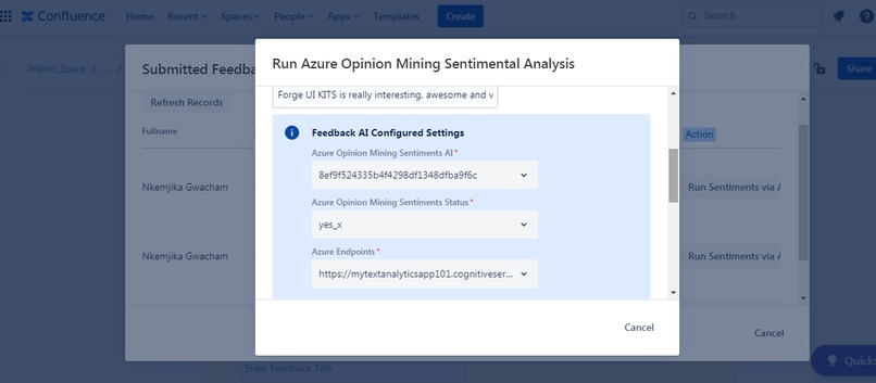 Customers Feedback AI on Confluence – screenshot 4