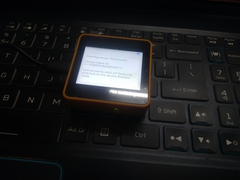 Smart HVAC system using AWS cloud – screenshot 1