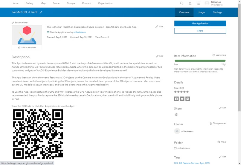 GeoAR B2C Solution for Sustainable Future – screenshot 17