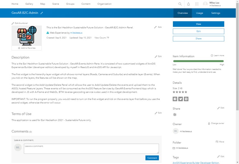 GeoAR B2C Solution for Sustainable Future – screenshot 16