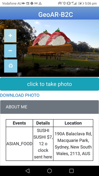 GeoAR B2C Solution for Sustainable Future – screenshot 5