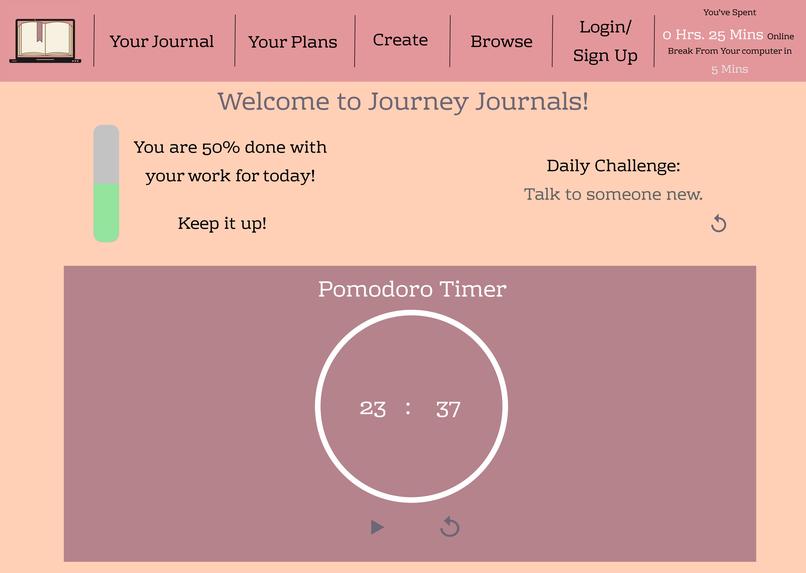 Journey Journals – screenshot 2