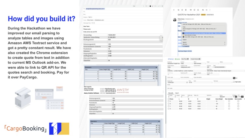 CargoBooking eMagic:  read content and convert to ONE Record – screenshot 5