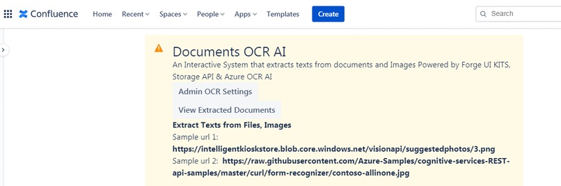 Documents and Files OCR For Confluence – screenshot 1