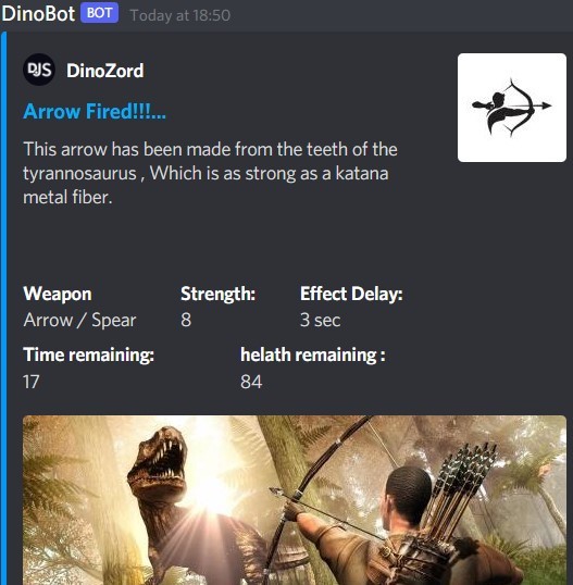 DinoBot – screenshot 2