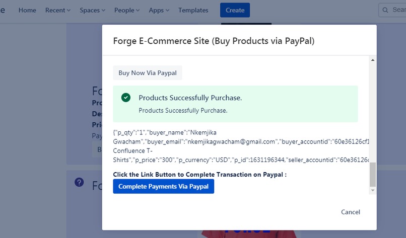 Forge E-Commerce on Confluence – screenshot 7