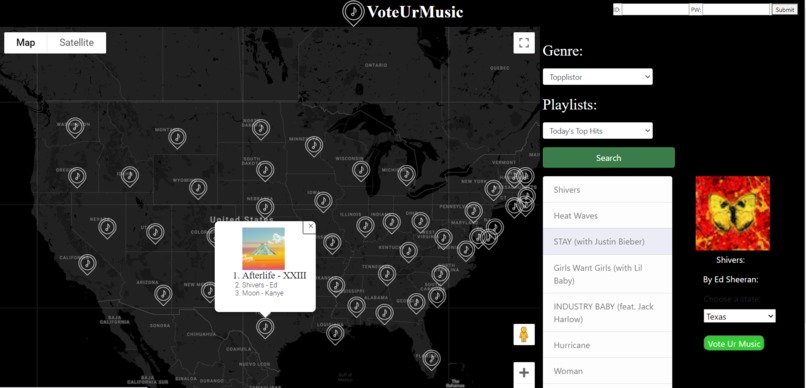 VoteUrMusic – screenshot 1