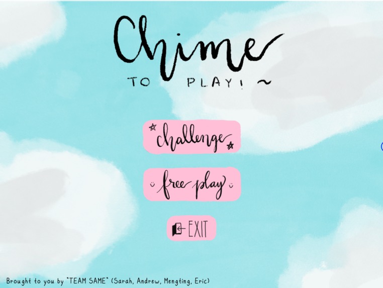 Chime to play! Devpost