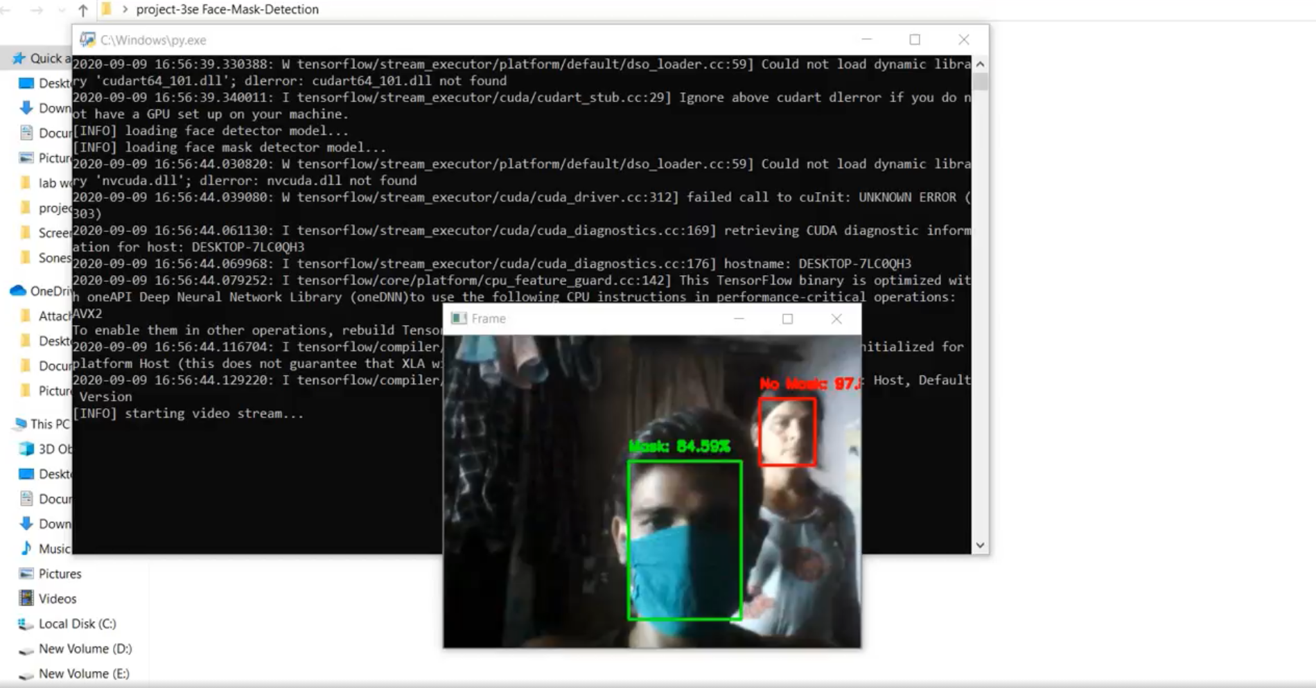 Face mask detection | Devpost