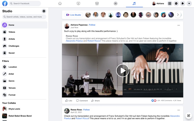 Facebook Studio – screenshot 4