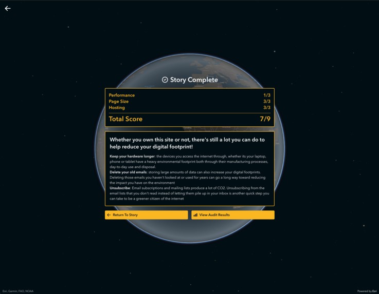 DigitalFootprint.earth – screenshot 4