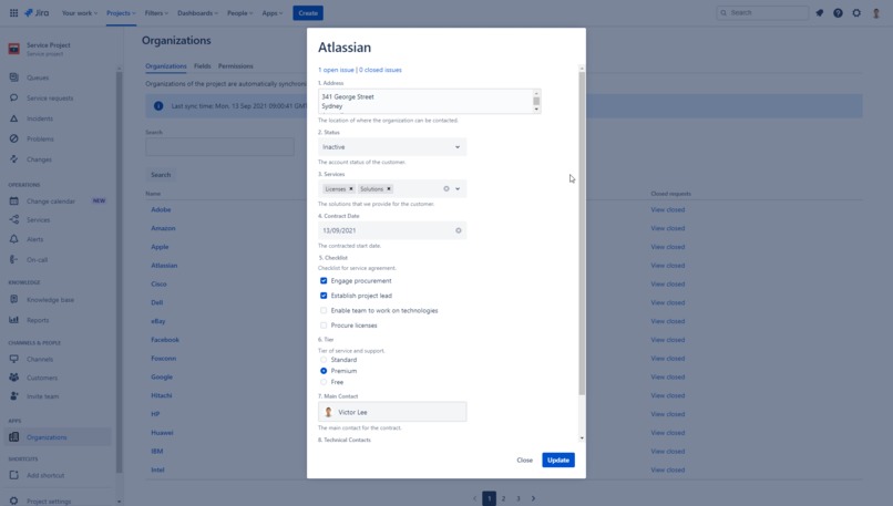 Organizations Manager – screenshot 3
