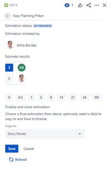 Easy Planning Poker – screenshot 3