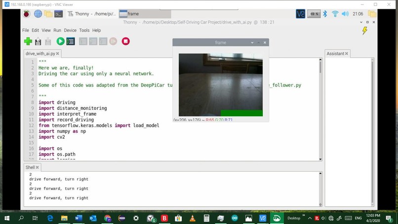 My AI Self-Driving Car Project – screenshot 1