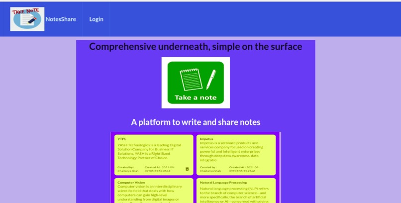 NotesShare – screenshot 4