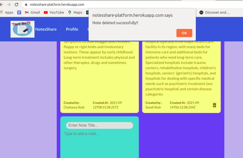 NotesShare – screenshot 5