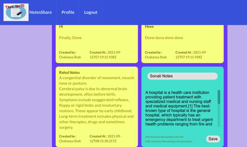 NotesShare – screenshot 6