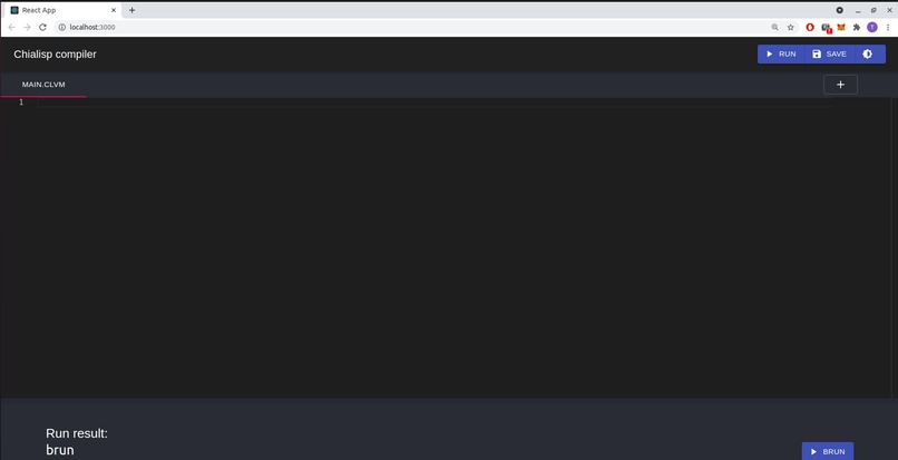 Chialisp online compiler – screenshot 2
