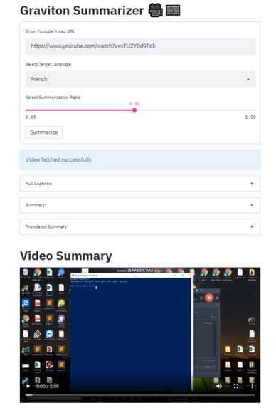 Graviton Summarizer – screenshot 2