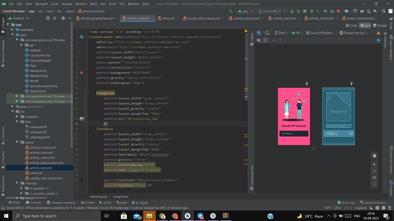 Covid19 Tracker – screenshot 2