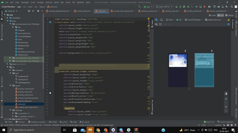 Covid19 Tracker – screenshot 3