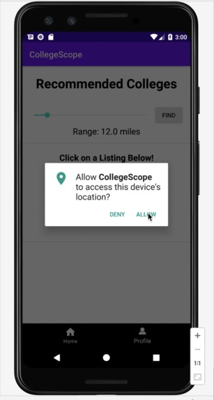 CollegeScope – screenshot 2
