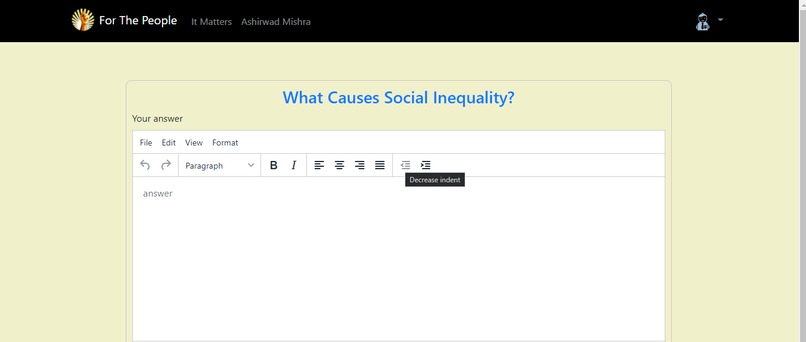 For The People – screenshot 2