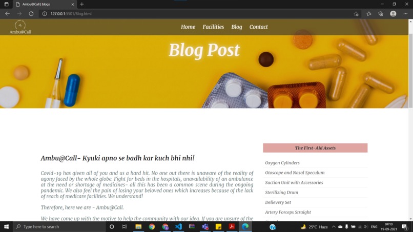 Ambu@Call - your medicare amigo! – screenshot 3