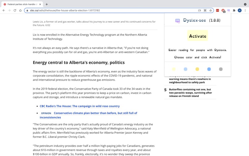 DyslexSee – screenshot 2