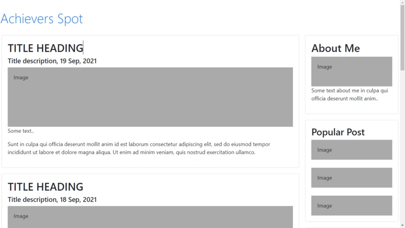 Achievers spot – screenshot 2