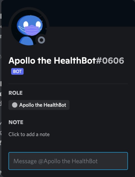 Apollo the HealthBot – screenshot 4