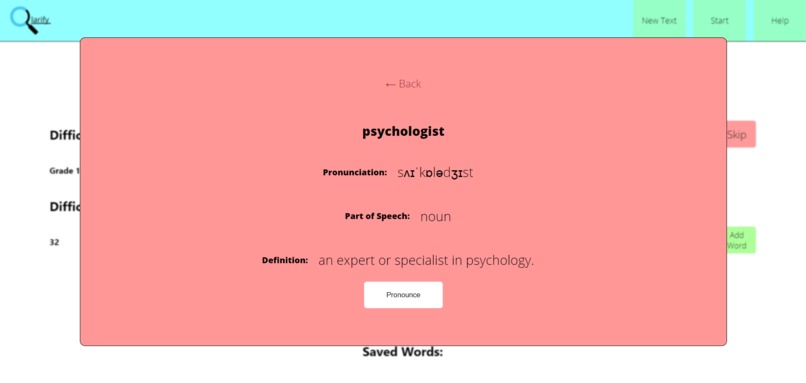 Clarify – screenshot 2