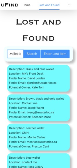 uFind – screenshot 5