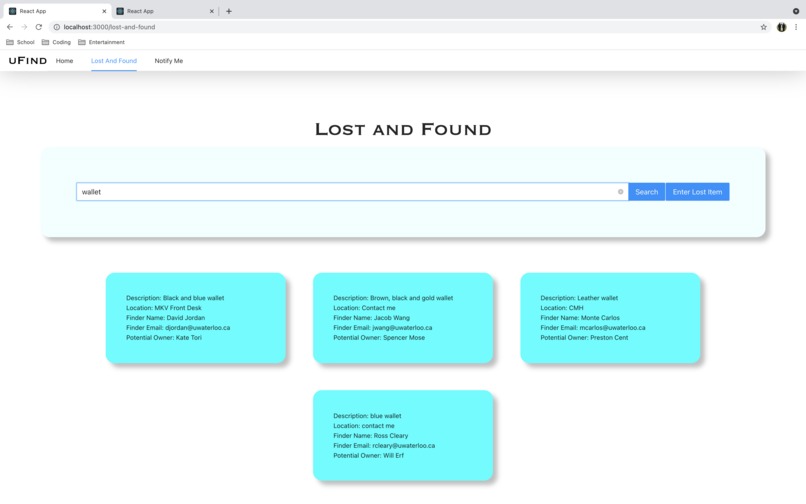 uFind – screenshot 3