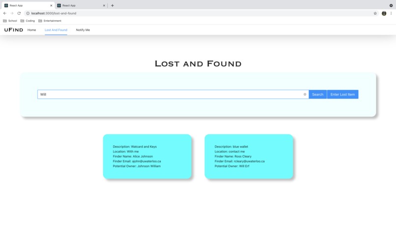 uFind – screenshot 4