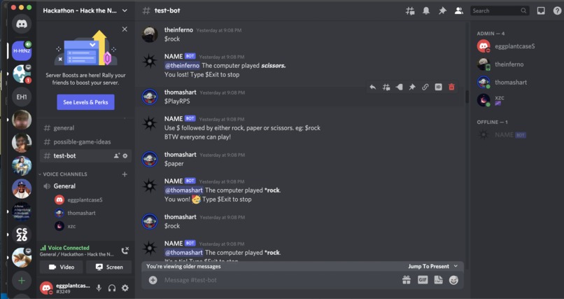 Discord Game Bot – screenshot 3