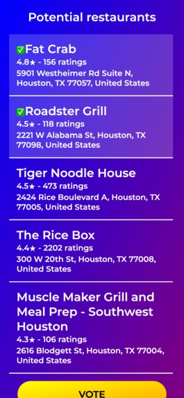 WhereToEat – screenshot 7